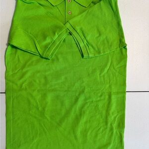 Green Polo Shirt - 100% cotton